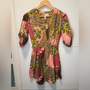 Mimi Chica Geometric Patterned Dress